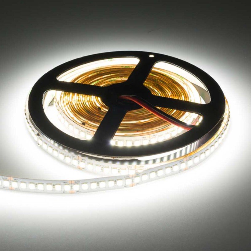 LED juosta, 20W/m, 2100Lm/m, 12V, 3 metai garantija, neutrali balta šviesa