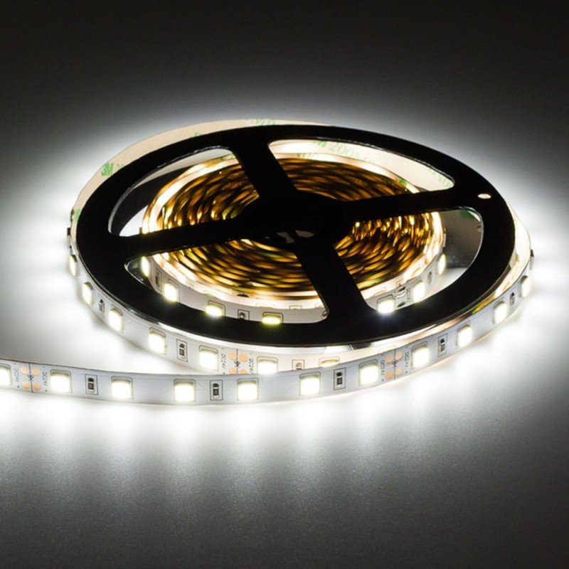LED juosta, 16W/m, 1100Lm/m, 24V, 3 metai garantija, neutrali balta šviesa LED juosta, 16W/m, 1100Lm/m, 24V, 3 metai garantija, neutrali balta šviesa