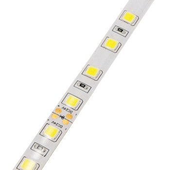 LED juosta, 16W/m, 1100Lm/m, 24V, 3 metai garantija, IP65, neutrali balta šviesa