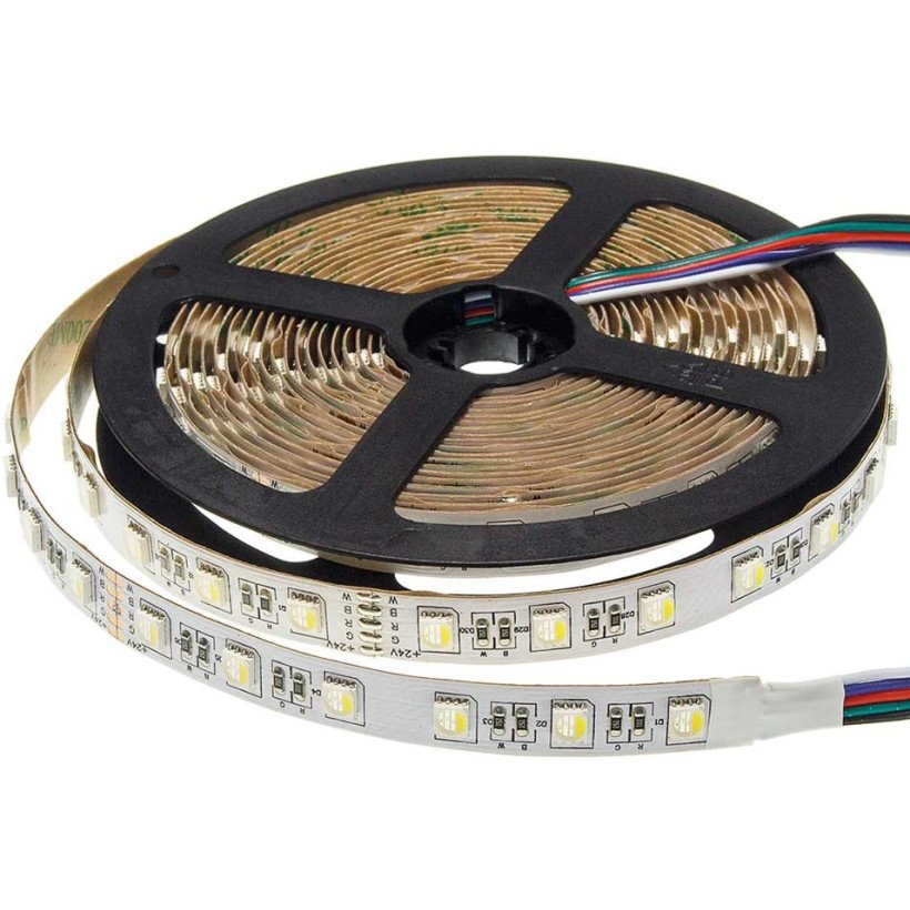 LED juosta, 16W/m, 1600Lm/m, 12V, 3 metai garantija, RGB spalvos LED juosta, 16W/m, 1600Lm/m, 12V, 3 metai garantija, RGB spalvos