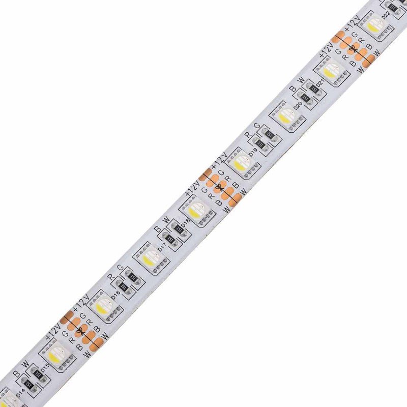 LED juosta, 16W/m, 1600Lm/m, 12V, 3 metai garantija, IP65, RGBWW spalvos LED juosta, 16W/m, 1600Lm/m, 12V, 3 metai garantija, IP65, RGBWW spalvos