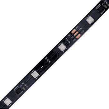 LED juosta, 7W/m, 550Lm/m, 12V, adresuojama, RGB spalvos