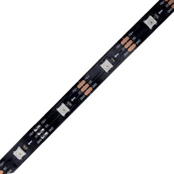 LED juosta, 8W/m, 600Lm/m, 5V, adresuojama, RGB spalvos