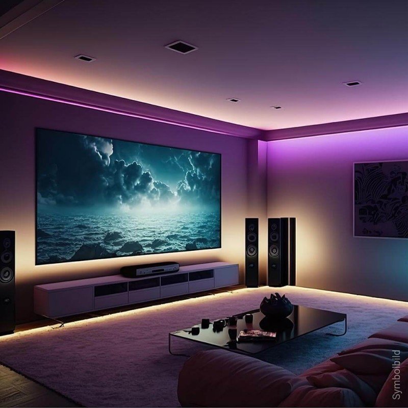 LED juosta, 16W/m, 1200Lm/m, 5V, adresuojama, RGB spalvos LED juosta, 16W/m, 1200Lm/m, 5V, adresuojama, RGB spalvos