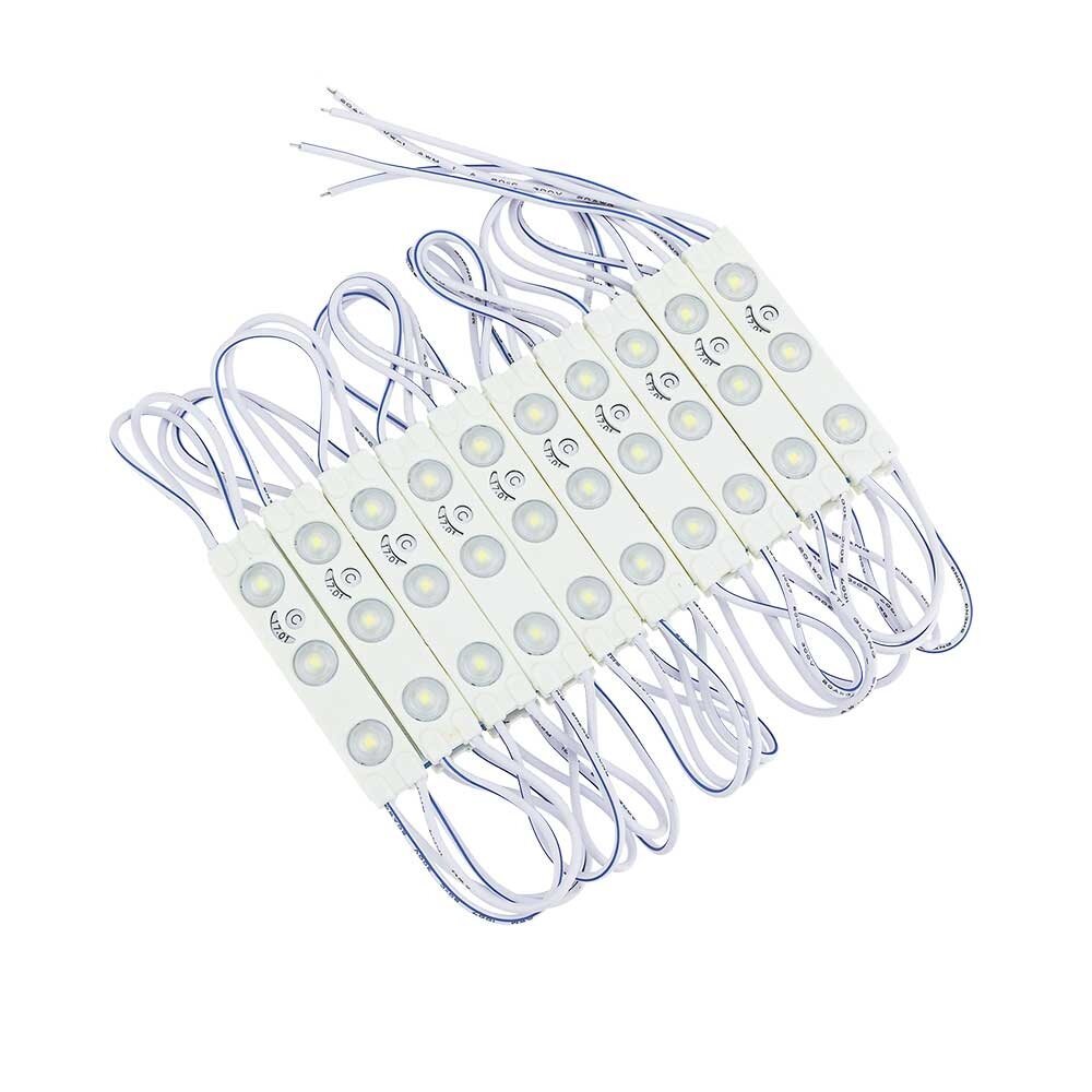 LED modulis, 0.72W, 80Lm, 12V, šalta balta šviesa