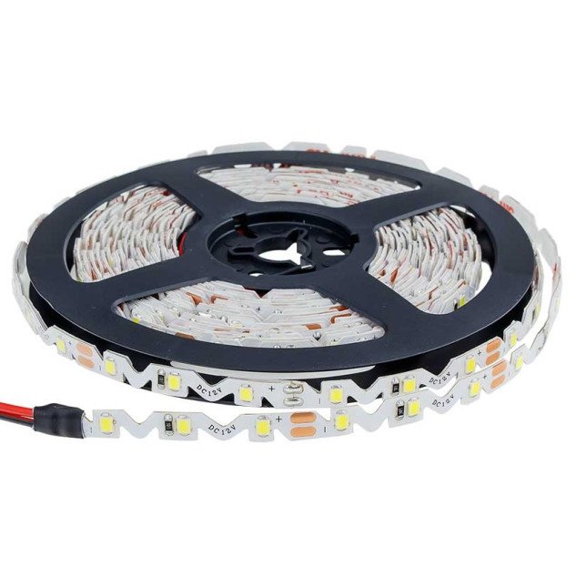 LED S-juosta, 7.2W/m, 720Lm/m, 12V, IP65, šilta balta šviesa LED S-juosta, 7.2W/m, 720Lm/m, 12V, IP65, šilta balta šviesa