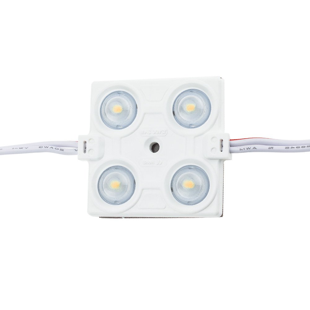 LED modulis, 2.4W, 240Lm, 12V, šilta balta šviesa LED modulis, 2.4W, 240Lm, 12V, šilta balta šviesa