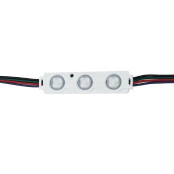 LED modulis, 0.72W, 118Lm, 12V, RGB spalvos