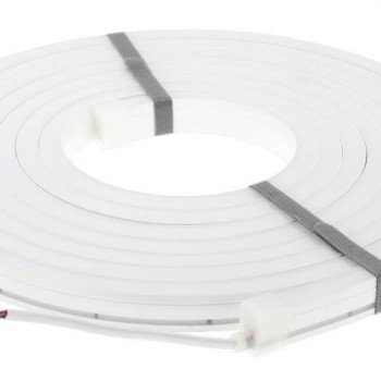 LED juosta, Flex Neon, 10W/m, 300Lm/m, 24V, šalta balta šviesa