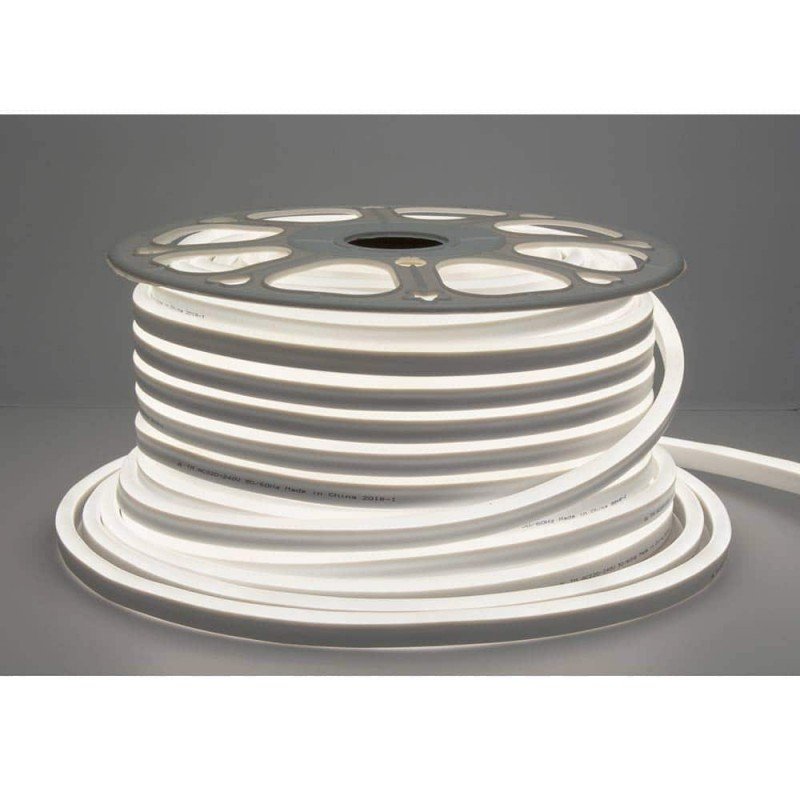 LED juosta, Flex Neon, 8.5W/m, 300Lm/m, 220V, neutrali balta šviesa