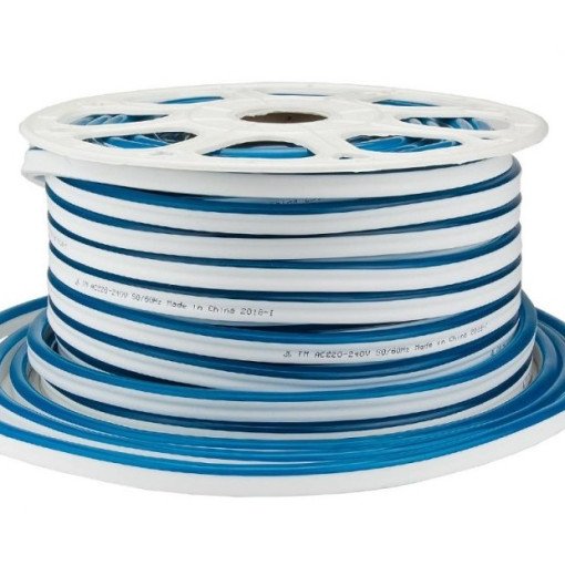 LED juosta, Flex Neon, 8.5W/m, 300Lm/m, 220V, mėlyna šviesa