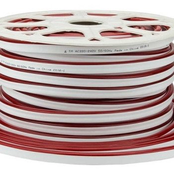LED juosta, Flex Neon, 8.5W/m, 300Lm/m, 220V, raudona šviesa