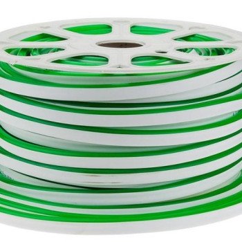 LED juosta, Flex Neon, 8.5W/m, 300Lm/m, 220V, žalia šviesa