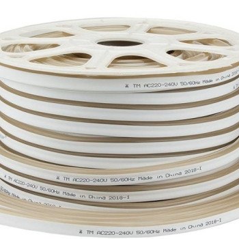 LED juosta, Flex Neon, 8.5W/m, 300Lm/m, 220V, gintarinė šviesa