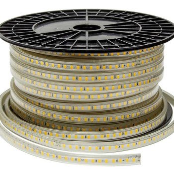 LED juosta, 10W/m, 500Lm/m, 220V, šalta balta šviesa