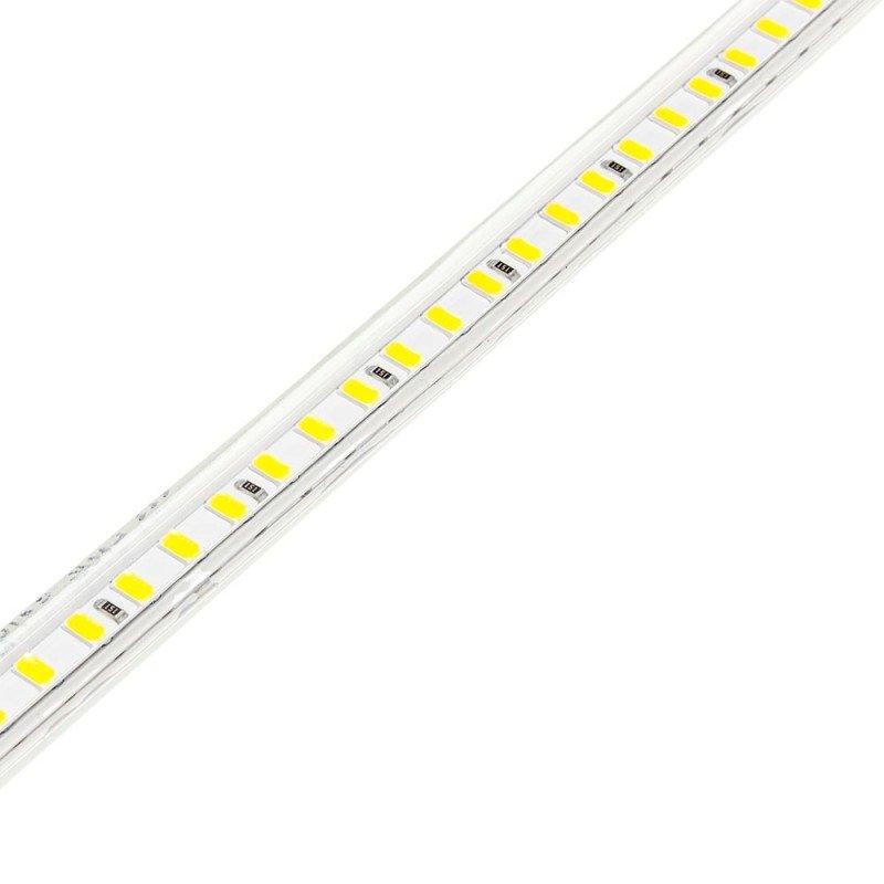 LED juosta, 10W/m, 500Lm/m, 220V, neutrali balta šviesa LED juosta, 10W/m, 500Lm/m, 220V, neutrali balta šviesa