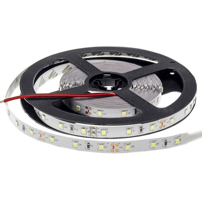 LED juosta, 4.8W/m, 300Lm/m, 12V, Pro, šilta balta šviesa LED juosta, 4.8W/m, 300Lm/m, 12V, Pro, šilta balta šviesa