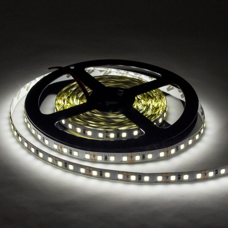 LED juosta, 9.6W/m, 600Lm/m, 12V, Pro, šalta balta šviesa