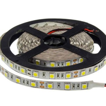 LED juosta, 7.2W/m, 500Lm/m, 12V, Pro, šalta balta šviesa