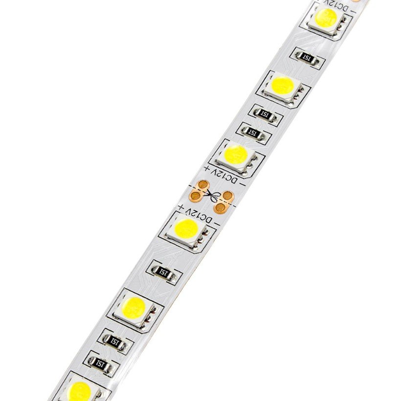 LED juosta, 7.2W/m, 500Lm/m, 12V, Pro, šalta balta šviesa