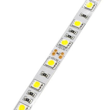 LED juosta, 7.2W/m, 500Lm/m, 12V, Pro, šilta balta šviesa