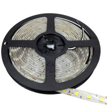 LED juosta, 7.2W/m, 500Lm/m, 12V, Pro, IP54, šalta balta šviesa