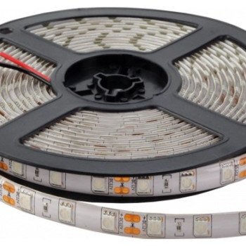 LED juosta, 14.4W/m, 1000Lm/m, 12V, Pro, IP54, raudona šviesa