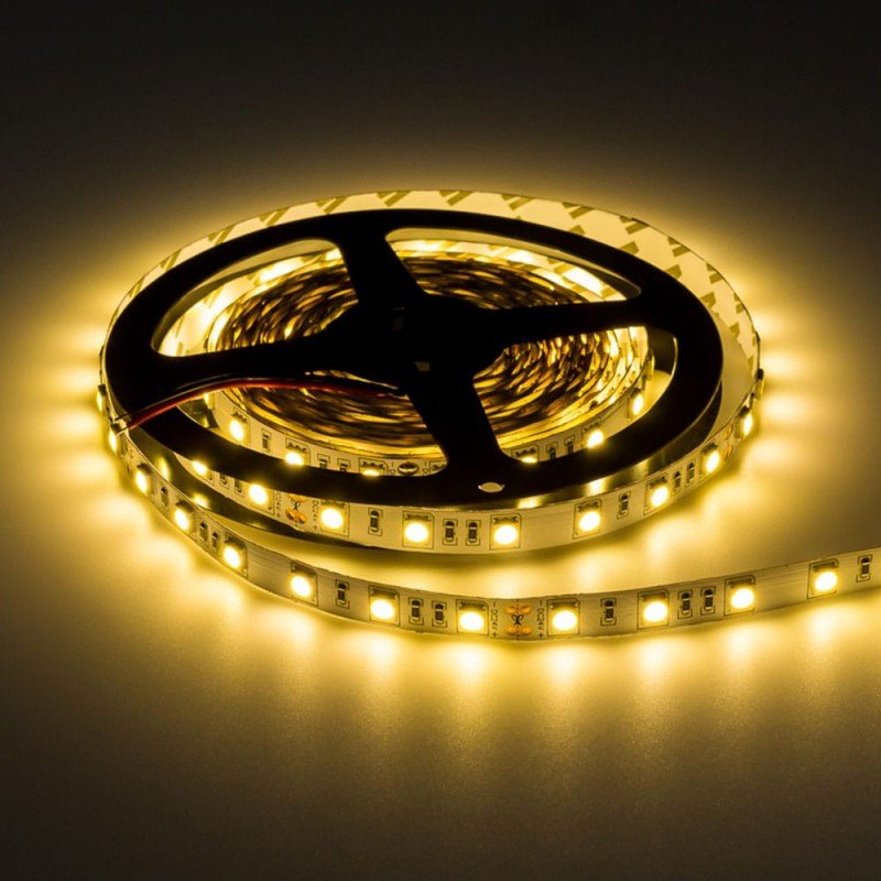 LED juosta, 14.4W/m, 600Lm/m, 24V, Pro, šilta balta šviesa LED juosta, 14.4W/m, 600Lm/m, 24V, Pro, šilta balta šviesa