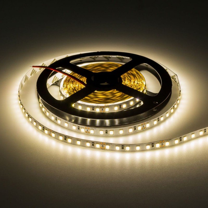 LED juosta, 9.6W/m, 1200Lm/m, 24V, Pro, neutrali balta šviesa