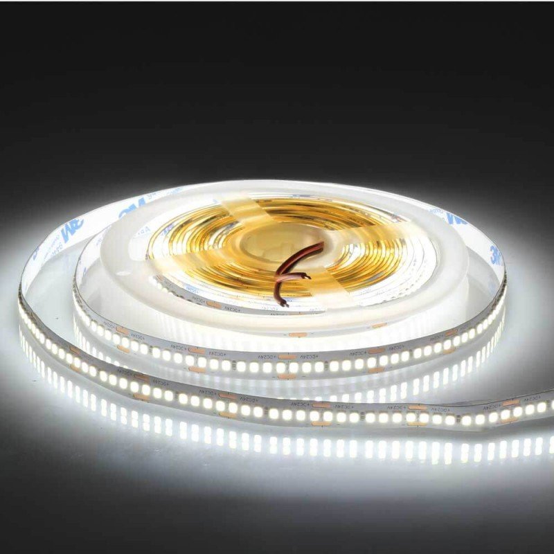 LED juosta, 18W/m, 2340Lm/m, 24V, šalta balta šviesa