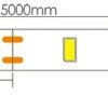 LED juosta, 12W/m, 1000Lm/m, 12V, Pro, šalta balta šviesa LED juosta, 12W/m, 1000Lm/m, 12V, Pro, šalta balta šviesa
