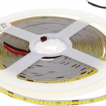 LED juosta, 10W/m, 1000Lm/m, 24V, šalta balta šviesa