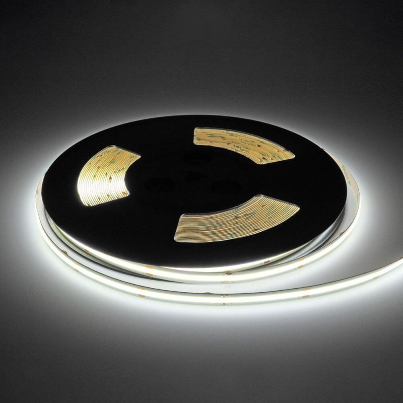 LED juosta, 6W/m, 630Lm/m, 48V, šalta balta šviesa