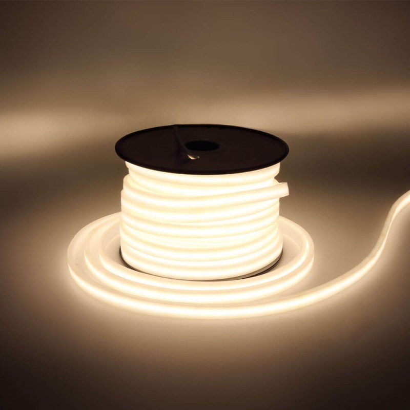 LED juosta, 6W/m, 500Lm/m, 48V, pieno spalvos dangtelis, neutrali balta šviesa LED juosta, 6W/m, 500Lm/m, 48V, pieno spalvos dangtelis, neutrali balta šviesa