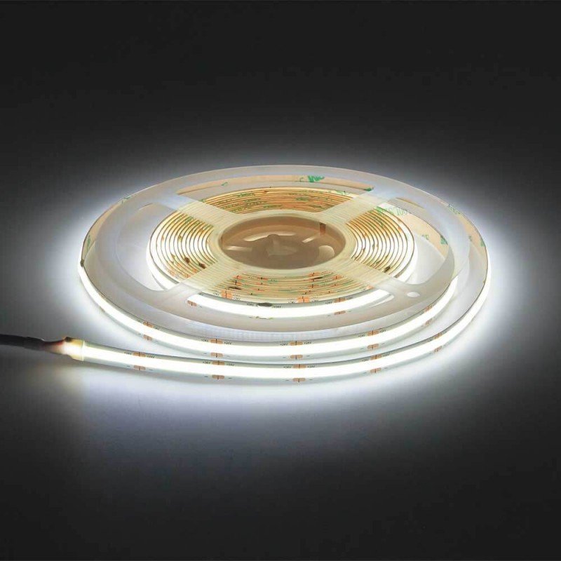 LED juosta, 10W/m, 900Lm/m, 24V, Ra90, šalta balta šviesa