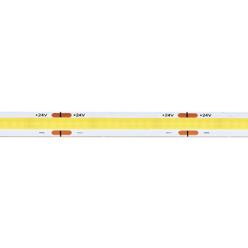 LED juosta, 12W/m, 1100Lm/m, 24V, Ra90, šilta balta šviesa LED juosta, 12W/m, 1100Lm/m, 24V, Ra90, šilta balta šviesa