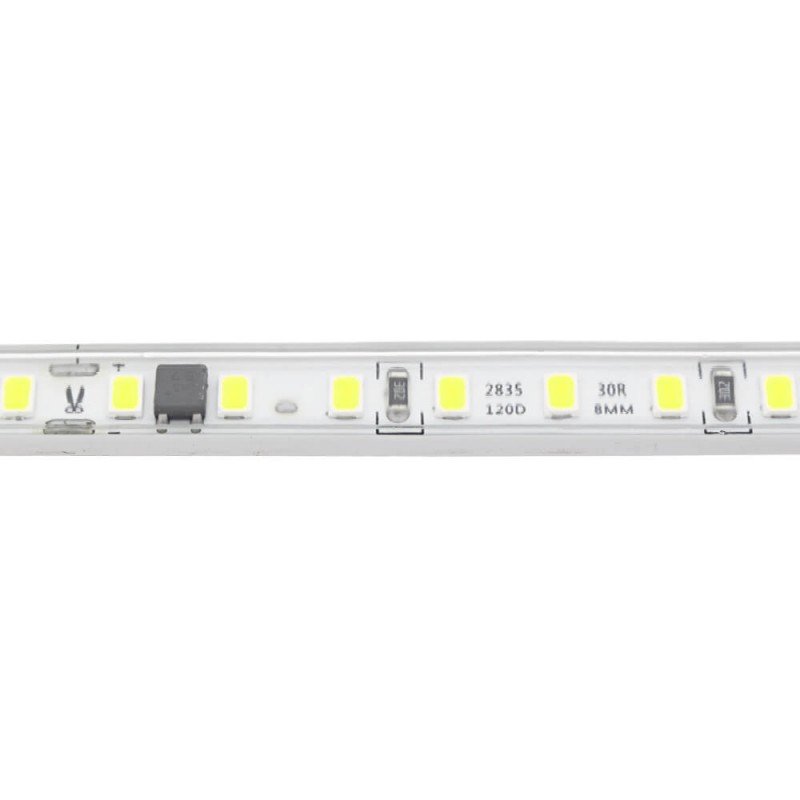 LED juosta, 9W/m, 900Lm/m, 220V, šalta balta šviesa