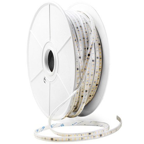 LED juosta, 9W/m, 900Lm/m, 220V, šilta balta šviesa
