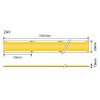 LED juosta, plati, 28W/m, 24V, 2800Lm/m, šilta balta šviesa LED juosta, plati, 28W/m, 24V, 2800Lm/m, šilta balta šviesa