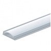 Profilis LED juostai, paviršinis, pilkas, baltas dangtelis, lenkiamas, 17.6x4mm Profilis LED juostai, paviršinis, pilkas, baltas dangtelis, lenkiamas, 17.6x4mm
