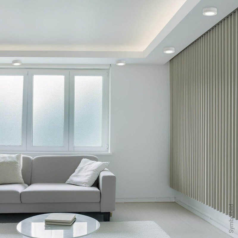 Paviršiaus rėmelis apvalioms LED panelėms, 6W, 9W Paviršiaus rėmelis apvalioms LED panelėms, 6W, 9W