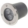 LED lauko taškinis šviestuvas, įmontuojamas, 3W, šalta balta šviesa