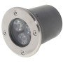LED lauko taškinis šviestuvas, įmontuojamas, 3W, šalta balta šviesa