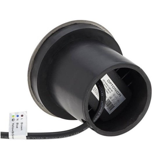 LED lauko taškinis šviestuvas, įmontuojamas, 3W, šalta balta šviesa