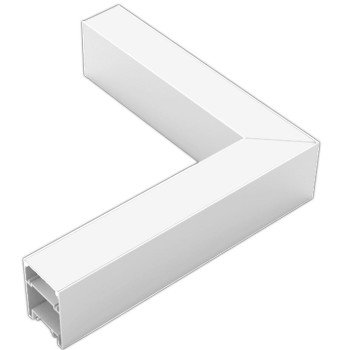 LED linijinis L sujungimas, 10W, baltas, plonas, neutrali balta šviesa