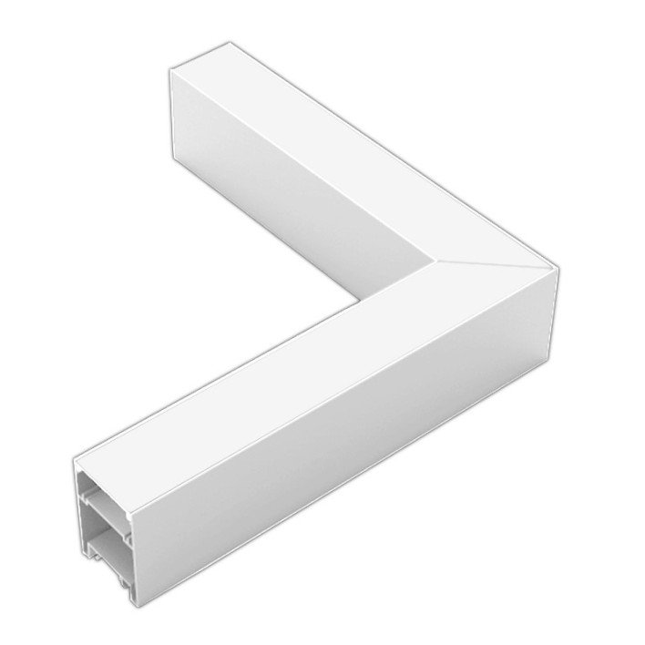 LED linijinis L sujungimas, 10W, baltas, plonas, neutrali balta šviesa