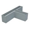LED linijinis T sujungimas, 15W, sidabrinis, plonas, neutrali balta šviesa LED linijinis T sujungimas, 15W, sidabrinis, plonas, neutrali balta šviesa