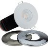 LED šviestuvas, ugniai atsparus, keičiamas rėmelis, 6W, šilta balta šviesa