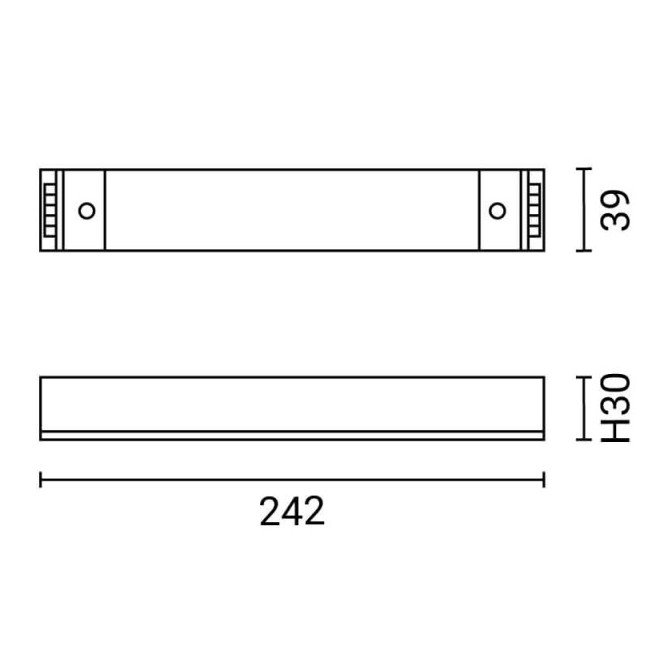 Tiesus sujungimas LED linijiniams šviestuvams 5386-5388 Tiesus sujungimas LED linijiniams šviestuvams 5386-5388
