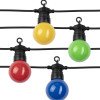 LED lauko girlianda, juoda, 8m, 10 lizdų, 3W, 4 spalvos LED lauko girlianda, juoda, 8m, 10 lizdų, 3W, 4 spalvos